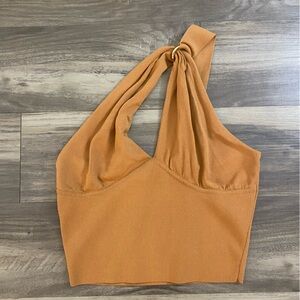 Gold Zara Crop Top in M